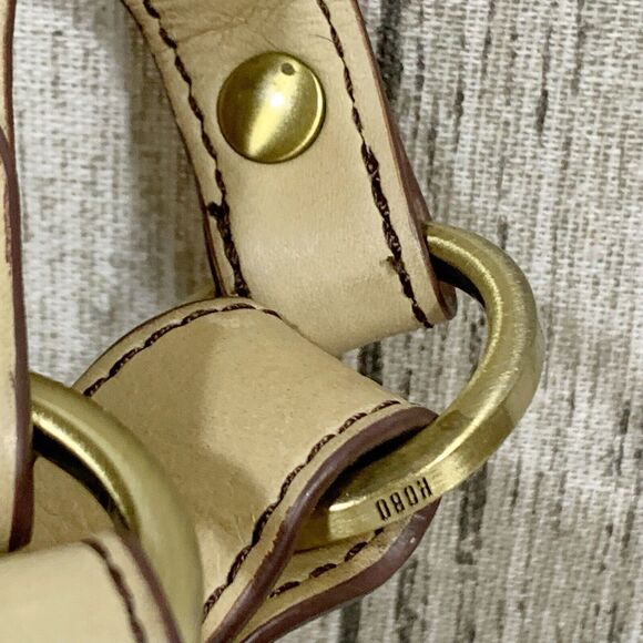 Hobo International Leather Crème Beige Boho Shoulder Purse Women’s - Picture 5 of 16